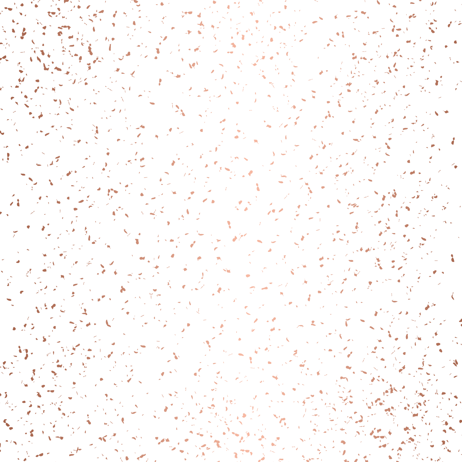 Egypt Rose Gold Sprinkles Scattered Chunks Square
